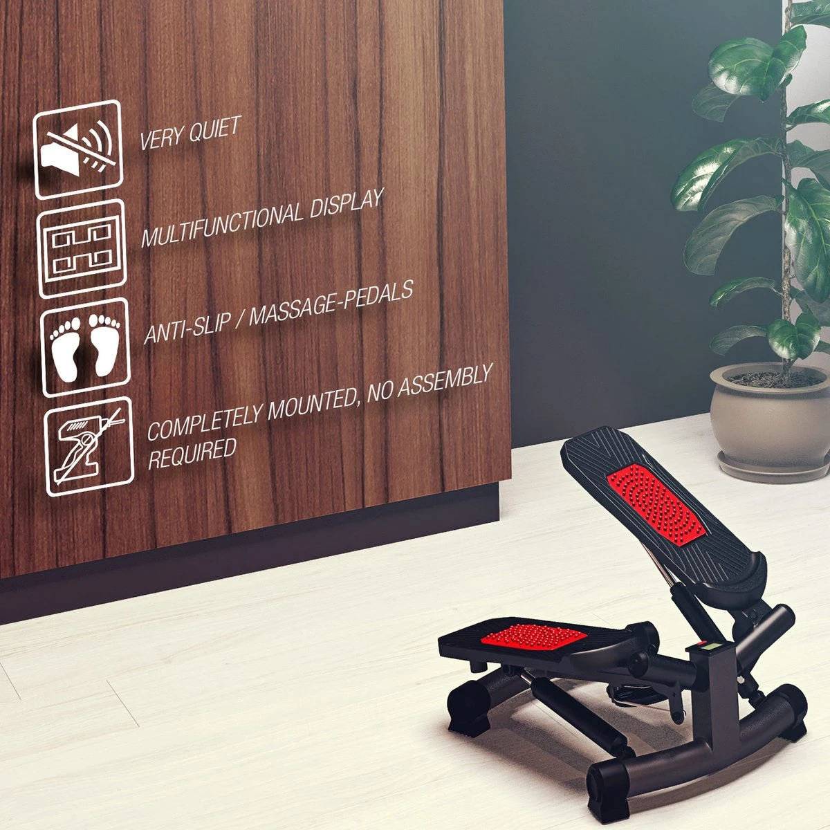 Sportstech STX300 | stepper | home fitness thuis | inclusief trekkoorden Sportstech STX300 | Stepper | Home Fitness Thuis | Inclusief Trekkoorden -Fitnessapparatuur Serie Winkel 1200x1200 640