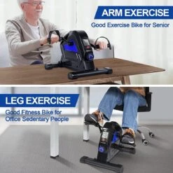 Uten 1835 - Stoelfiets - Mini Hometrainer - Fietstrainer Met Instelbare Weerstand - Fietstrainer Magnetisch Geremd - Bureaufiets - Mobiliteitstrainer -Fitnessapparatuur Serie Winkel 1200x1200 653