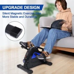 Uten 1835 - Stoelfiets - Mini Hometrainer - Fietstrainer Met Instelbare Weerstand - Fietstrainer Magnetisch Geremd - Bureaufiets - Mobiliteitstrainer -Fitnessapparatuur Serie Winkel 1200x1200 654