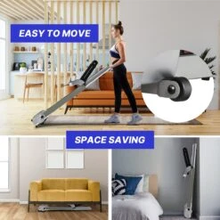 Merax Elektrische Loopband - Opvouwbaar - Inklapbaar Hardloopband - Professioneel - Fitness Hometrainer - Zilver Met Zwart -Fitnessapparatuur Serie Winkel 1200x1200 688