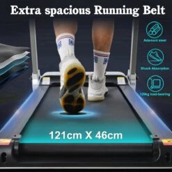 Merax Elektrische Loopband - Opvouwbaar - Inklapbaar Hardloopband - Professioneel - Fitness Hometrainer - Zilver Met Zwart -Fitnessapparatuur Serie Winkel 1200x1200 689