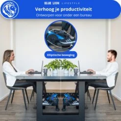 Blue Lion Kenji Stoelfiets Met Accessoires - Mini-Hometrainer - Deskbike - Fiets Voor Onder Bureau -Fitnessapparatuur Serie Winkel 1200x1200 710