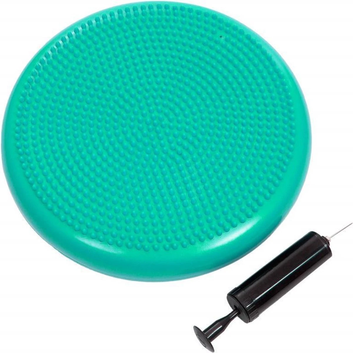 Wiebelkussen + Pomp - Balanskussen - Volwassenen En Kinderen - Met Pomp - 34CM - Turquoise Wiebelkussen + Pomp - Balanskussen - Volwassenen En Kinderen - Met Pomp - 34CM - Turquoise -Fitnessapparatuur Serie Winkel 1200x1200 755