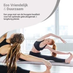 Yoga Mat Sportmat Fitnessmat Antislip Duurzaam Met Yoga Lessen - Grijs 4 Yoga Mat Sportmat Fitnessmat Antislip Duurzaam Met Yoga Lessen - Grijs -Fitnessapparatuur Serie Winkel 1200x1200 775