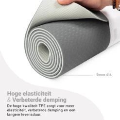 Yoga Mat Sportmat Fitnessmat Antislip Duurzaam Met Yoga Lessen - Grijs 7 Yoga Mat Sportmat Fitnessmat Antislip Duurzaam Met Yoga Lessen - Grijs -Fitnessapparatuur Serie Winkel 1200x1200 777