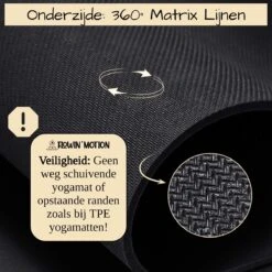 Flowin'Motion® Studio Yoga Mat - Superieure Grip - Extra Breed En Lang - Fitness Mat - Anti Slip - Sport Mat - Natuur Rubber - Planeetvriendelijk - Zwart Met Goud - 185cm X 68cm X 4,2mm 4 Flowin'Motion® Studio Yoga Mat - Superieure Grip - Extra Breed En Lang - Fitness Mat - Anti Slip - Sport Mat - Natuur Rubber - Planeetvriendelijk - Zwart Met Goud - 185cm X 68cm X 4,2mm -Fitnessapparatuur Serie Winkel 1200x1200 781