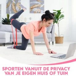 Resistance Band Weerstandsbanden Fitness Elastiek - Set Van 5 - Bootybands - Billen En Buikspieren Trainen - Roze En Paars -Fitnessapparatuur Serie Winkel 1200x1200 804