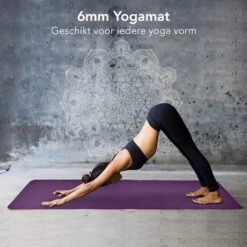 LifeGoods Yogamat - 61x183x0,6cm - Draagriem - Extra Dik - Roze/Paars 10 LifeGoods Yogamat - 61x183x0,6cm - Draagriem - Extra Dik - Roze/Paars -Fitnessapparatuur Serie Winkel 1200x1200 829