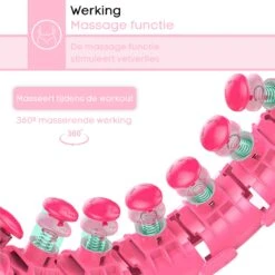 FAVE Verstelbare Hoelahoep Met Gewicht – Hula Hoep Fitness – Weighted – Hoepel – Voor Volwassenen En Kinderen - Roze 5 FAVE Verstelbare Hoelahoep Met Gewicht – Hula Hoep Fitness – Weighted – Hoepel – Voor Volwassenen En Kinderen - Roze -Fitnessapparatuur Serie Winkel 1200x1200 877