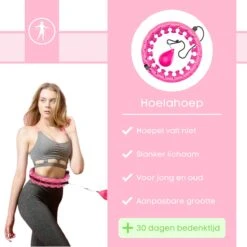 FAVE Verstelbare Hoelahoep Met Gewicht – Hula Hoep Fitness – Weighted – Hoepel – Voor Volwassenen En Kinderen - Roze 6 FAVE Verstelbare Hoelahoep Met Gewicht – Hula Hoep Fitness – Weighted – Hoepel – Voor Volwassenen En Kinderen - Roze -Fitnessapparatuur Serie Winkel 1200x1200 878
