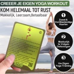 WEBU 51 Yoga Kaarten - Yoga Trainingskaarten - Yoga Oefeningen - Yoga Voor Thuis - Sporten - Fitness - Mat - Pilates - Incl. GRATIS Professionele Trainingsvideo’s 5 WEBU 51 Yoga Kaarten - Yoga Trainingskaarten - Yoga Oefeningen - Yoga Voor Thuis - Sporten - Fitness - Mat - Pilates - Incl. GRATIS Professionele Trainingsvideo’s -Fitnessapparatuur Serie Winkel 1200x1200 904