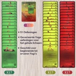 WEBU 51 Yoga Kaarten - Yoga Trainingskaarten - Yoga Oefeningen - Yoga Voor Thuis - Sporten - Fitness - Mat - Pilates - Incl. GRATIS Professionele Trainingsvideo’s 6 WEBU 51 Yoga Kaarten - Yoga Trainingskaarten - Yoga Oefeningen - Yoga Voor Thuis - Sporten - Fitness - Mat - Pilates - Incl. GRATIS Professionele Trainingsvideo’s -Fitnessapparatuur Serie Winkel 1200x1200 905