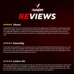 Venom Sports Fitnessmat – Professionele Opvouwbare Turnmat – Yoga – Yogamat – Extra Dikke Sportmat – Gymnastiekmat – L180xB60xH5cm – Zwart -Fitnessapparatuur Serie Winkel 1200x1200 925