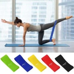 Merkloos Weerstandsbanden - Set Van 5 Fitness Elastieken - Fitnessbanden Voor Training Thuis Sportschool Gym - Perfect Voor Yoga Pilates Rekken Fietsers Renners Crossfit- Fitness Elastiek- Met Gratis Trainingsschema -Fitnessapparatuur Serie Winkel 1200x1200 933