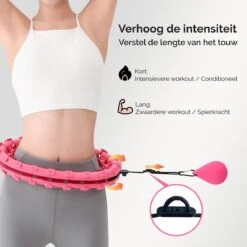 Zoluko Hoelahoep - Incl. E-Book - Hula Hoop - Hoepel - Hoelahoep Fitness - Hula Hoop Fitness - Fitness Hoepel - Weighted Hula Hoop - Weight Hoop - Hoelahoep Met Gewicht - Hoelahoep Volwassenen - Hoepel Fitness - Body Hoop - 1.7 KG - Roze -Fitnessapparatuur Serie Winkel 1200x1200 947