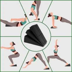 U Fit One 3 Stuks Slant Board - Squat Block - Stretch Board - Incline Board - Balance Board - Squat Wedge -Fitnessapparatuur Serie Winkel 1200x1200 973