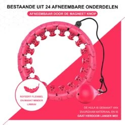 Duerté - HoelaHoep Met Gewicht - Hoela Fitness Kinderen En Volwassenen - Weight Hoop 1.5 KG - Hula Hoop -Fitnessapparatuur Serie Winkel 1200x1200 975