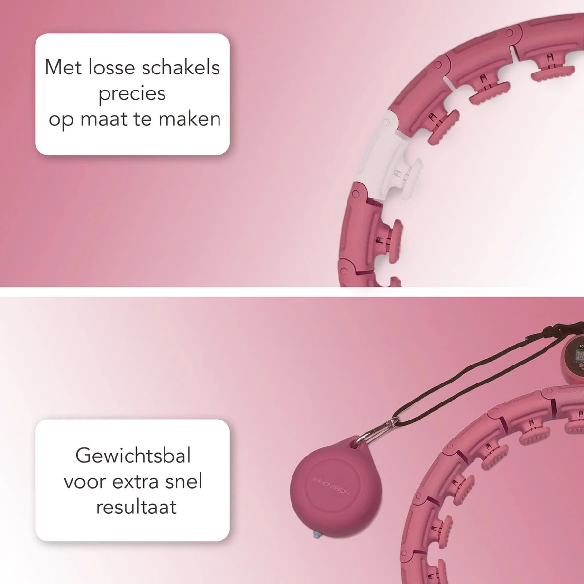 Innovision Hoela Hoep - Met calorieteller en gewicht - Fitness hoelahoep - 1 KG - Voor volwassenen en beginners - Roze Innovision Hoela Hoep - Met Calorieteller En Gewicht - Fitness Hoelahoep - 1 KG - Voor Volwassenen En Beginners - Roze -Fitnessapparatuur Serie Winkel 1200x1200 982