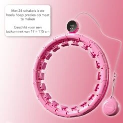 Innovision Hoela Hoep - Met Calorieteller En Gewicht - Fitness Hoelahoep - 1 KG - Voor Volwassenen En Beginners - Roze 6 Innovision Hoela Hoep - Met Calorieteller En Gewicht - Fitness Hoelahoep - 1 KG - Voor Volwassenen En Beginners - Roze -Fitnessapparatuur Serie Winkel 1200x1200 983