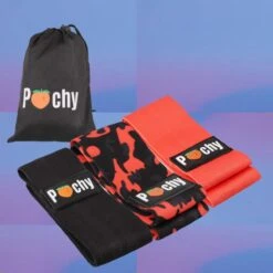 PEACHY Weerstandsbanden - Resistance Bands - Fitness Banden - Booty Bands - Elastiek Banden - Thuis Sporten - Full Body Workout - Sportbanden - Weerstandsband - Set Van 3 Stuks - Gratis Draagtas - 38 Cm -Fitnessapparatuur Serie Winkel 1200x1200 991