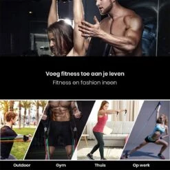 FlinQ Fitness Bands - Weerstandsbanden - Workout Set - Thuis Sporten -Fitnessapparatuur Serie Winkel 1200x1200 999