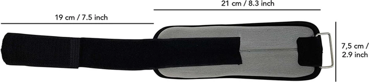 Tunturi Variabel Enkelgewichten en Polsgewichten - 2x 0,5 kg - Grijs Tunturi Variabel Enkelgewichten En Polsgewichten - 2x 0,5 Kg - Grijs -Fitnessapparatuur Serie Winkel