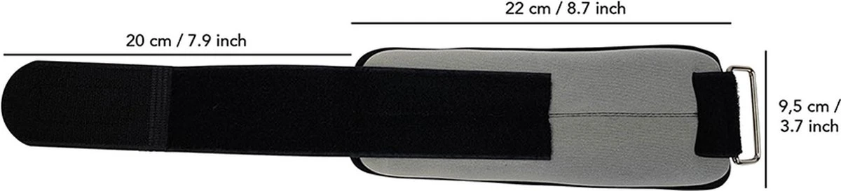 Tunturi Enkelgewichten en Polsgewichten - Gewichten - 2 x 1kg - Grijs Tunturi Enkelgewichten En Polsgewichten - Gewichten - 2 X 1kg - Grijs -Fitnessapparatuur Serie Winkel