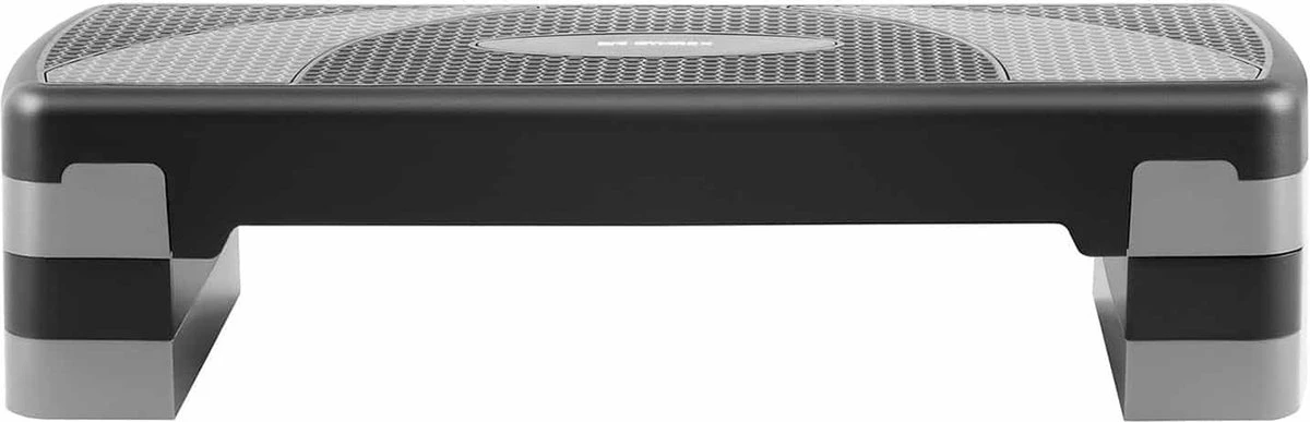 Gymrex Fitness Step - in hoogte verstelbaar - 100 kg - zwart / grijs Gymrex Fitness Step - In Hoogte Verstelbaar - 100 Kg - Zwart / Grijs -Fitnessapparatuur Serie Winkel