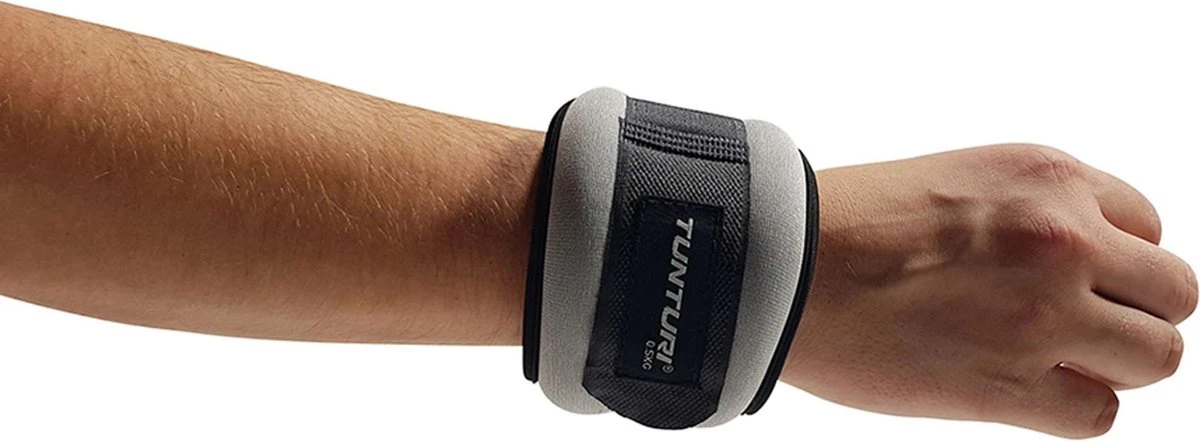 Tunturi Variabel Enkelgewichten en Polsgewichten - 2x 0,5 kg - Grijs Tunturi Variabel Enkelgewichten En Polsgewichten - 2x 0,5 Kg - Grijs -Fitnessapparatuur Serie Winkel