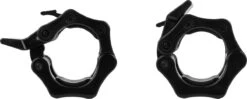 RYZOR Halterstangsluiting Set Van 2 - Haltersluiting - Barbell Sluiting - Barbell Klem Lock Clip - Barbell Lock - Bar Sluiters - Lock Jaw - Olympische Halterstangen - Sluitklemmen - Dumbell Sluitingen - Halterklemmen - Zwart - 50 Mm