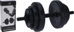 XQ Maxx Verstelbare Dumbell - Gewicht Tot Maximaal 10 Kg - Zwart -Fitnessapparatuur Serie Winkel 1200x520 1