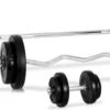 Klarfit Dumbell Set - Halterset 97,5kg : 2 Korte Halters, 8 Korte Haltergewichten , 1 Lange Halterstang, 1 Curlbellstang En 6 Lange Haltergewichten 2 Klarfit Dumbell Set - Halterset 97,5kg : 2 Korte Halters, 8 Korte Haltergewichten , 1 Lange Halterstang, 1 Curlbellstang En 6 Lange Haltergewichten -Fitnessapparatuur Serie Winkel 1200x522