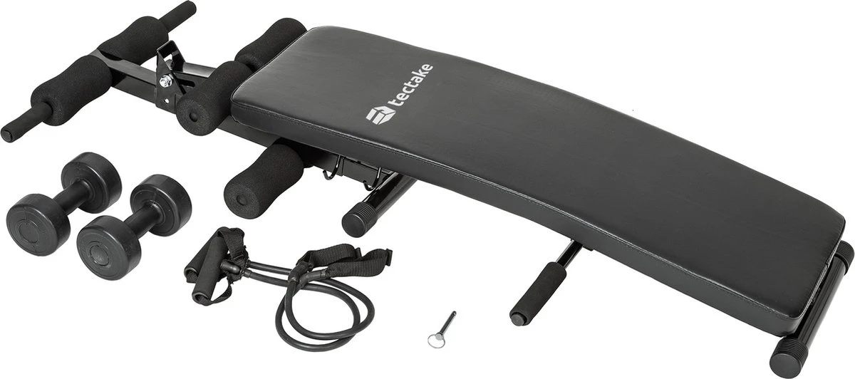 tectake - sit-up bench - sit up bank - 404160 Tectake - Sit-up Bench - Sit Up Bank - 404160 -Fitnessapparatuur Serie Winkel