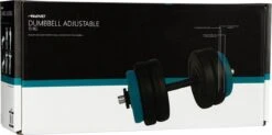 Avento Halter Verstelbaar Kunststof - Dumbbell 15 Kg - Zwart -Fitnessapparatuur Serie Winkel 1200x599