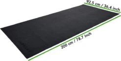 Tunturi Hardloopband Mat - Vloerbeschermmat - 200 X 95 X 0,5 Cm - Zwart -Fitnessapparatuur Serie Winkel 1200x606 1