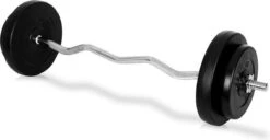 Klarfit Dumbell Set - Halterset 97,5kg : 2 Korte Halters, 8 Korte Haltergewichten , 1 Lange Halterstang, 1 Curlbellstang En 6 Lange Haltergewichten -Fitnessapparatuur Serie Winkel 1200x620 3