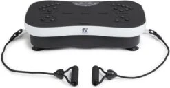 Rebblo Fitness Trilplaat - Vibratieplaat - 99 Snelheidsniveaus - Voetmassage Functie - Incl. Weerstandsbanden En Afstandsbediening.- Max. 120 Kg - 58 X 42 X 16 Cm -Fitnessapparatuur Serie Winkel 1200x624