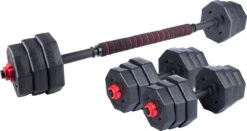 Umbro Halterset - 20 KG - Verstelbare Dumbells En Barbell - Gewichten Van 1.25 KG, 1.5KG En 2KG - Kunststof 7 Umbro Halterset - 20 KG - Verstelbare Dumbells En Barbell - Gewichten Van 1.25 KG, 1.5KG En 2KG - Kunststof -Fitnessapparatuur Serie Winkel 1200x635 1