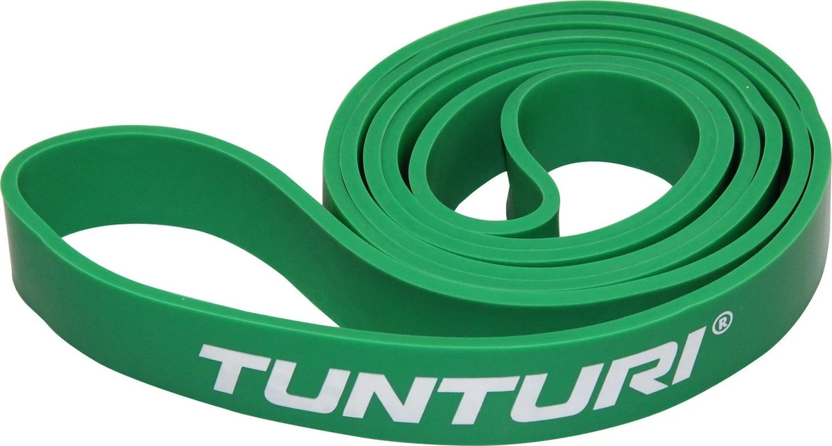 Tunturi Power Band - Weerstandsband - Fitness Elastiek - Medium - Groen Tunturi Power Band - Weerstandsband - Fitness Elastiek - Medium - Groen -Fitnessapparatuur Serie Winkel