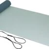 Tunturi TPE Yogamat - Fitnessmat 4mm Dik - Zwart Koord - Blauw - Incl. Gratis Fitness App