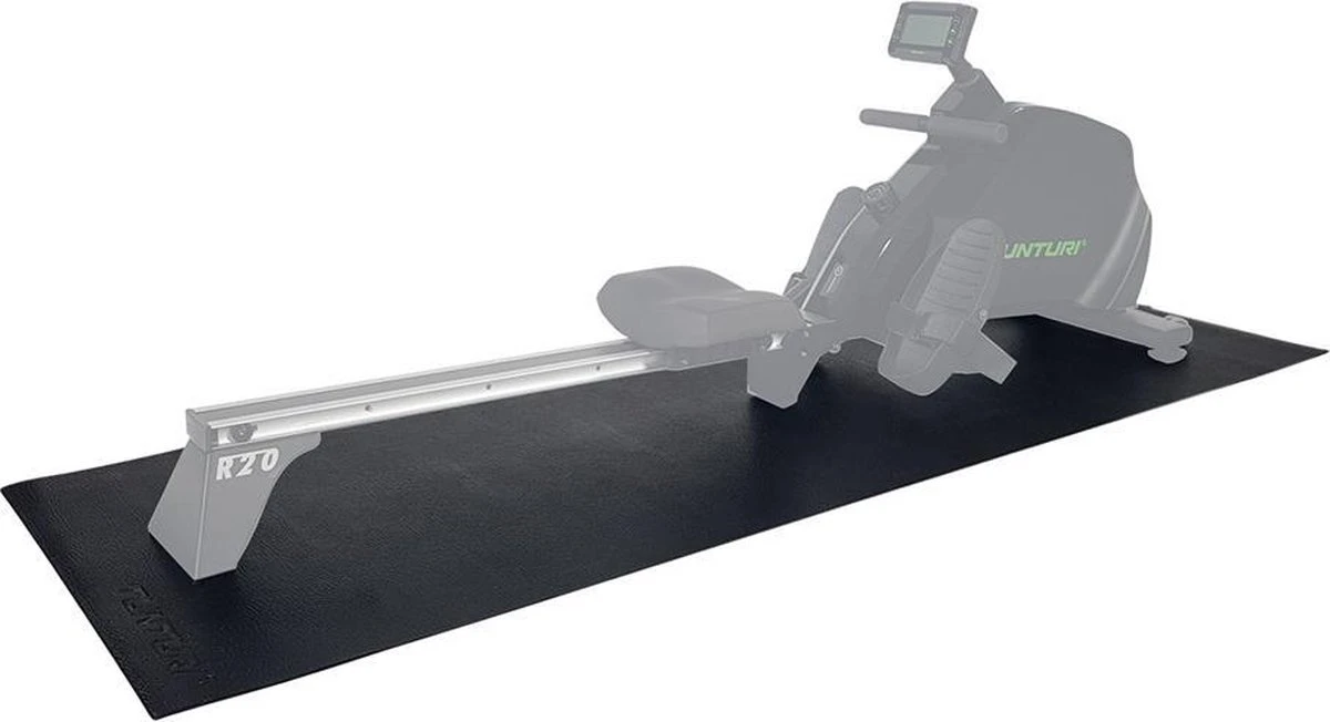 Tunturi Roeitrainer mat - Vloerbeschermmat - 227 x 90 x 0,4 cm - Zwart Tunturi Roeitrainer Mat - Vloerbeschermmat - 227 X 90 X 0,4 Cm - Zwart -Fitnessapparatuur Serie Winkel