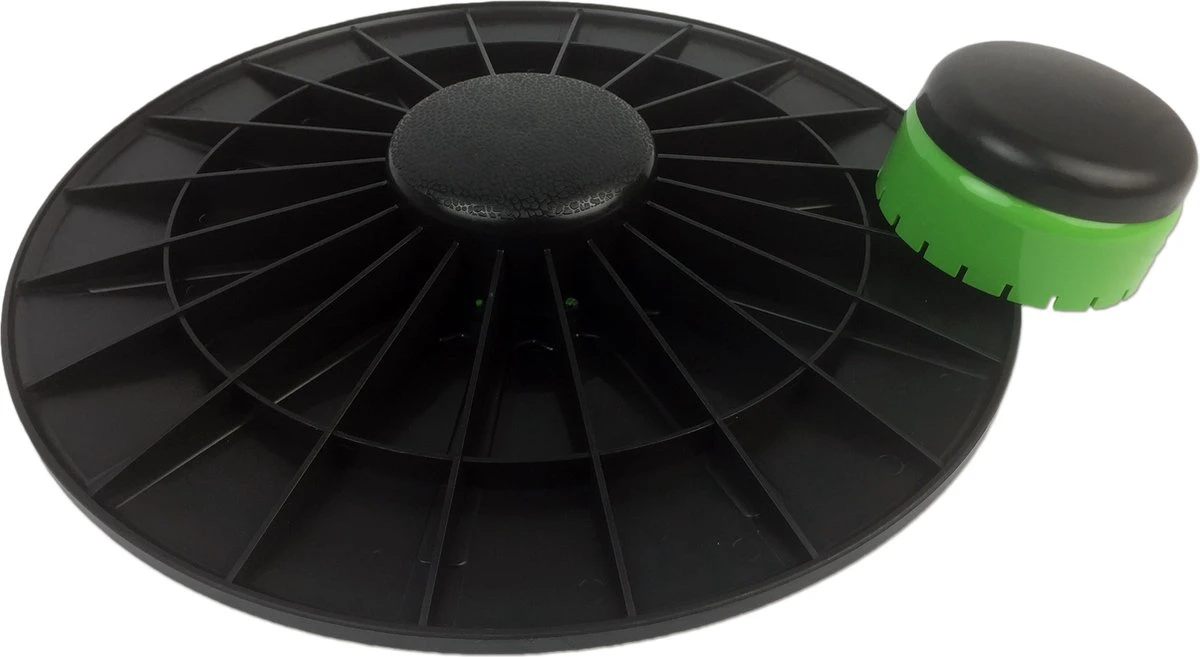 Tunturi Verstelbaar Balans bord - Balance board - Zwart/Groen - Incl. gratis fitness app Tunturi Verstelbaar Balans Bord - Balance Board - Zwart/Groen - Incl. Gratis Fitness App -Fitnessapparatuur Serie Winkel