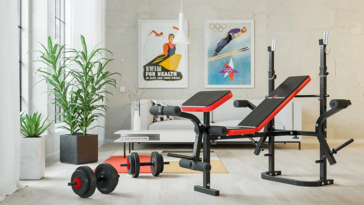 Halterbank INC. 50 kg GEWICHTEN - Sportbank - Fitnessbank + halterschijven + 1 halterstang + 2 dumbbells - multifunctioneel - volledig instelbaar - Opklapbaar Halterbank INC. 50 Kg GEWICHTEN - Sportbank - Fitnessbank + Halterschijven + 1 Halterstang + 2 Dumbbells - Multifunctioneel - Volledig Instelbaar - Opklapbaar -Fitnessapparatuur Serie Winkel 1200x675 6
