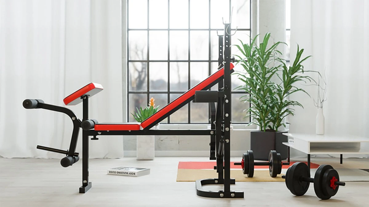 Halterbank INC. 50 kg GEWICHTEN - Sportbank - Fitnessbank + halterschijven + 1 halterstang + 2 dumbbells - multifunctioneel - volledig instelbaar - Opklapbaar Halterbank INC. 50 Kg GEWICHTEN - Sportbank - Fitnessbank + Halterschijven + 1 Halterstang + 2 Dumbbells - Multifunctioneel - Volledig Instelbaar - Opklapbaar -Fitnessapparatuur Serie Winkel 1200x675 7