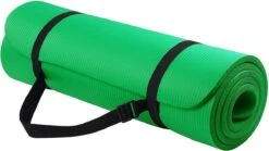 Athletix®‎ Premium NBR Fitnessmat - Yogamat - 183 X 61 X 1.5 Cm - Met Draagriem En Draagtas - Groen -Fitnessapparatuur Serie Winkel 1200x676