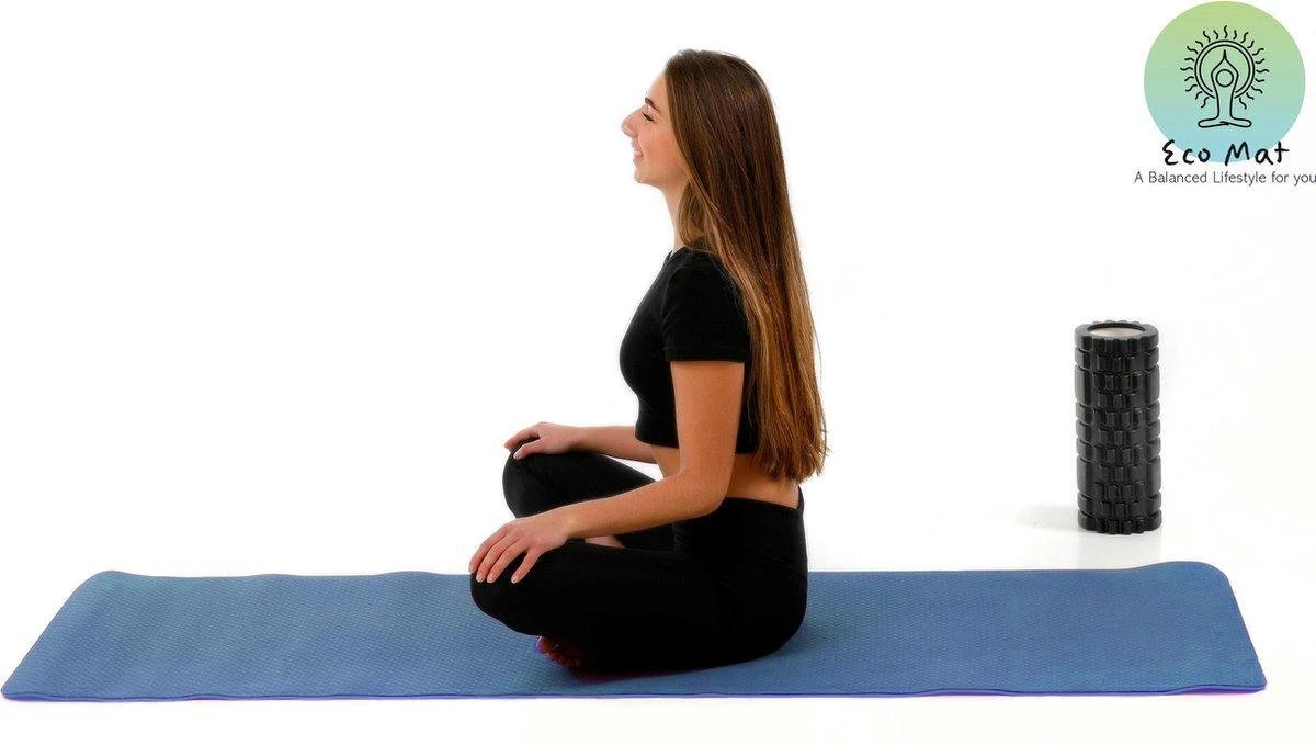 Eco Yoga Mat - Inclusief Draagriem - Fitness Mat Anti Slip - Extra Dik (6 mm) - 183 x 61 x 0,6 cm - Donker Blauw - Diverse kleuren - Hoge korting Eco Yoga Mat - Inclusief Draagriem - Fitness Mat Anti Slip - Extra Dik (6 Mm) - 183 X 61 X 0,6 Cm - Donker Blauw - Diverse Kleuren - Hoge Korting -Fitnessapparatuur Serie Winkel 1200x679 1