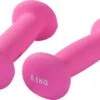 Tunturi Dumbbell Set - 2 X 0,5 Kg - Neopreen - Fluor Roze - Incl. Gratis Fitness App -Fitnessapparatuur Serie Winkel 1200x679 3