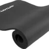 Tunturi Fitnessmat - Yogamat - Sportmat Gemaakt Van Zacht NBR Materiaal - 180 X 60 X 1,5cm - Zwart - Incl. Gratis Fitness App