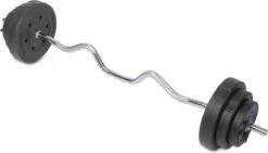 Rebblo Curl Bar - Stalen Curlstang - Halterset - EZ Bar- 23 Kg - Incl. Veersluiters En Gewichten 4 Rebblo Curl Bar - Stalen Curlstang - Halterset - EZ Bar- 23 Kg - Incl. Veersluiters En Gewichten -Fitnessapparatuur Serie Winkel 1200x685 3