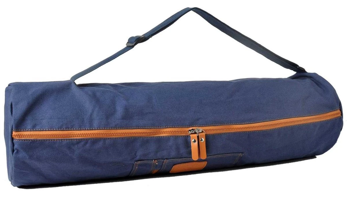 #DoYourYoga - yogatas - »Sunita« - yogabag van canvas - 63 x 13 cm. - marineblauw #DoYourYoga - Yogatas - »Sunita« - Yogabag Van Canvas - 63 X 13 Cm. - Marineblauw -Fitnessapparatuur Serie Winkel 1200x689 1